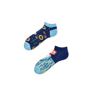 Modré vzorované členkové ponožky True Vincent Low