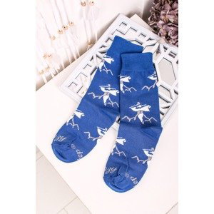 Modro-biele ponožky Zbojník