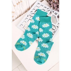 Mätové kvetované ponožky Margarétky