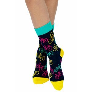 Viacfarebné ponožky Bike Socks