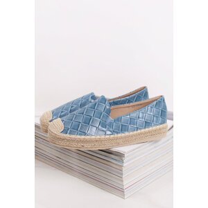 Modré espadrilly Ania