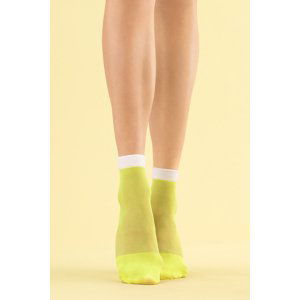 Neónovo-žlté ponožky Juicy Lime 8DEN