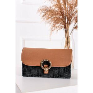 Čierno-hnedá crossbody kabelka Laurie