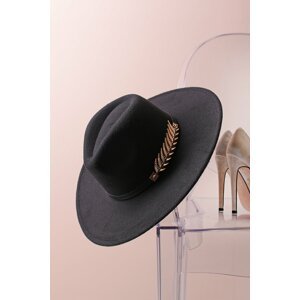 Čierny klobúk Evalin
