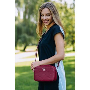 Bordová crossbody kabelka Luren