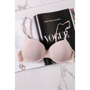 Svetlobéžová push-up podprsenka Faye Push Up Bra