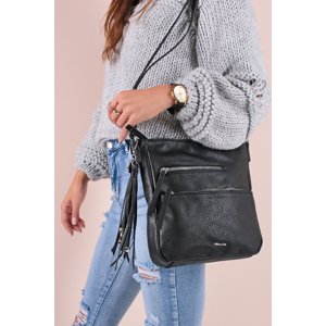 Čierna crossbody kabelka 30470