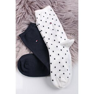 Bielo-modré ponožky Sock Dot - dvojbalenie