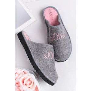 Sivo-ružové papuče 5-27400