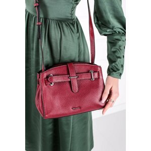 Bordová crossbody kabelka 31390