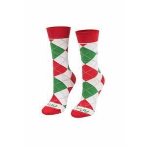 Viacfarebné ponožky Klasik Vianoce