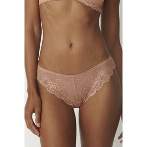 Staroružové čipkované brazílske nohavičky Tempting Lace