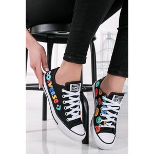 Viacfarebné vzorované nízke tenisky Chuck Taylor All Star Floral Joy Print