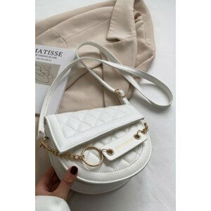 Biela crossbody kabelka Wendy