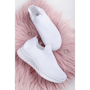 Biele slip-on tenisky Esther