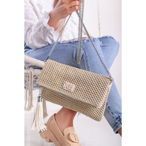 Béžová crossbody kabelka 86715