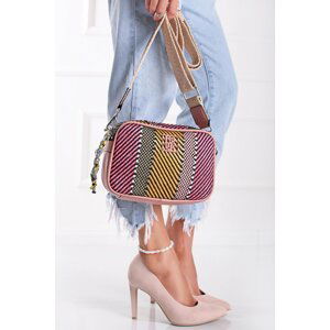 Žlto-ružová crossbody kabelka 83465