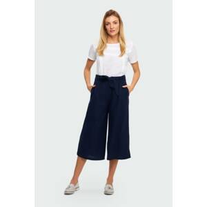 Tmavomodré culottes nohavice 412