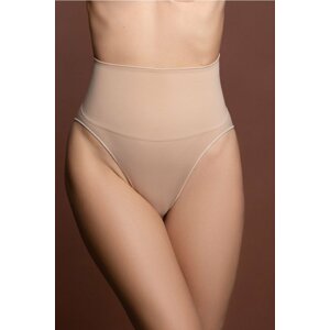 Béžové bezšvové nohavičky s vysokým pásom Seamless High Waist Brief