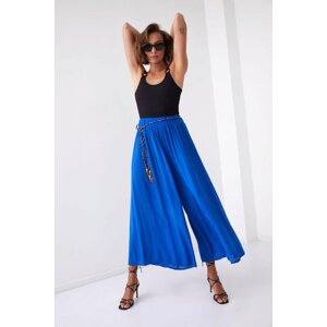 Tmavomodré culottes nohavice 81733