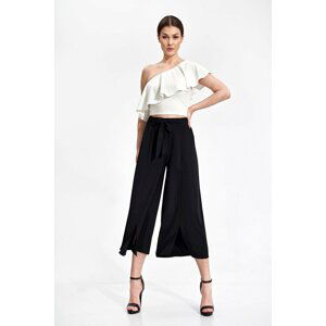 Čierné culottes nohavice M860