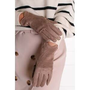 Béžové rukavice Clara