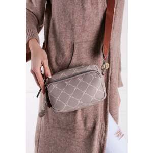 Béžová crossbody kabelka s kapsičkou Anastasia Classic 31172