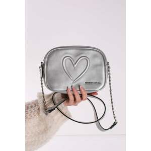 Strieborná crossbody kabelka 2-61132