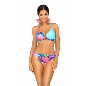 Viacfarebné vzorované push-up bikiny Amanta