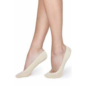 Svetlobéžové balerínkové ponožky K21