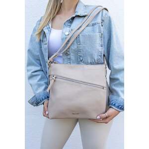 Béžová crossbody kabelka Alessia 30814