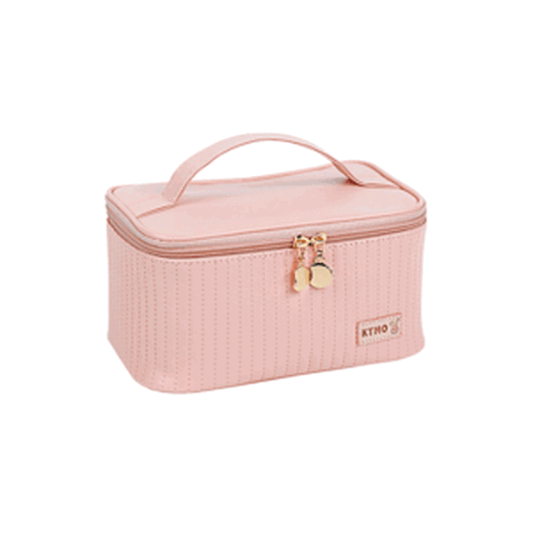 Ružová kozmetická taška Dora