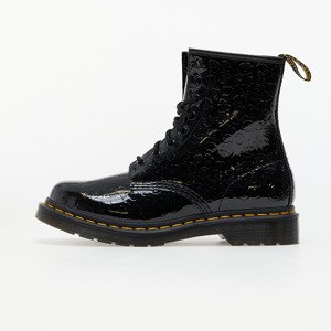 Dr. Martens 1460 W Black Patent Lamper Leopard Emboss