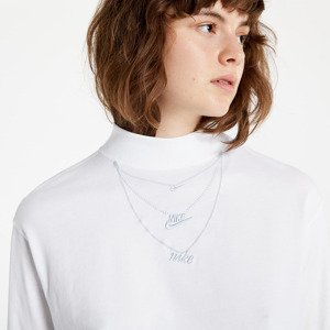 Nike Sportswear W NSW Tee Ls Mock Lx White