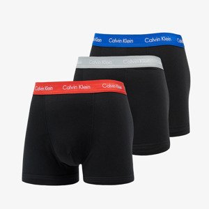 Calvin Klein Cotton Stretch Trunk 3Pk Blue Royalty/ Grey/ Exotic Coral