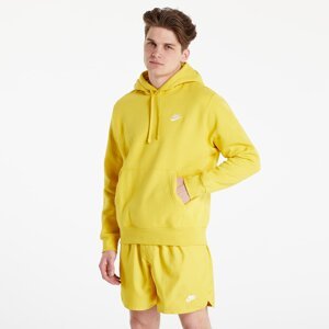 Nike NSW Club Hoodie Pullover Brushed Back Vivid Sulfur/ Vivid Sulfur/ White