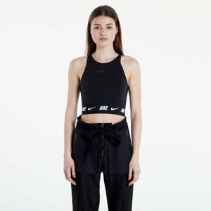 Nike NSW Crop Tape Top Black