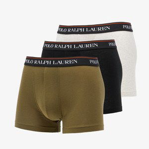 Ralph Lauren Classic Trunk 3 Pack Trunk Black/ Army Green/ Grey