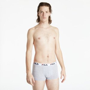 FILA Man Boxers 2-Pack Black/ Grey