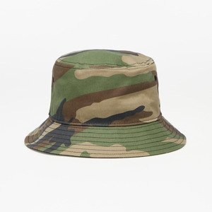 New Era Patterned Tapered Bucket Hat Woodland Camo