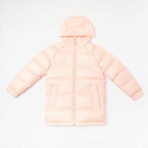 adidas Originals Kids Adicolor Elongated Down Jacket Haze Coral/ White