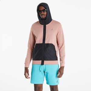 Jordan Dri-Fit Air Men's Statement Fleece Hoodie Fossil Rose/ Black/ Reflective Silver