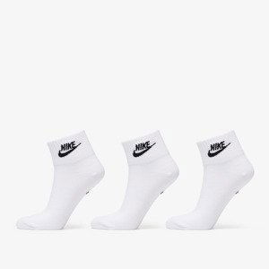 Nike Sportswear Everyday Essential Ankle Socks 3-Pack White/ Black