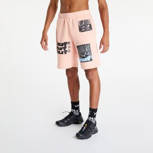 HUF Virus Fleece Short Coral Pink