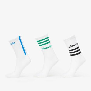 adidas Graphic Crew 3-Pack White