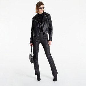 Calvin Klein Jeans Faux Leather Biker Jacket Ck Black