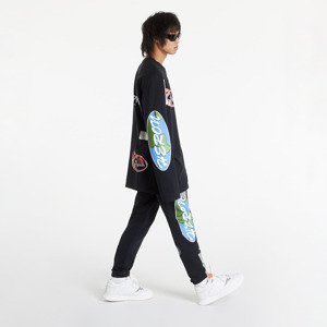 HERON PRESTON Ls Tee Os Global Collage Black/ Blue