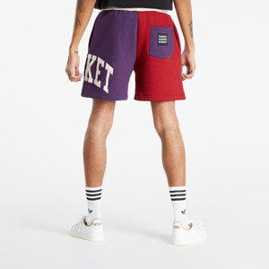 MARKET Colorblock Sweatshorts Purple/ Burgundy