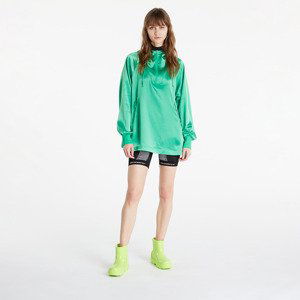 Y-3 Classic Tech Silk Half-Zip Top Semi Flash Lime