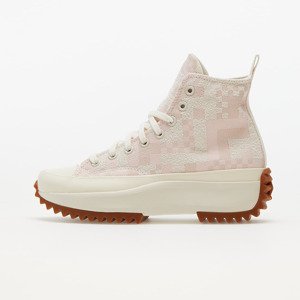 Converse Run Star Hike Crafted Jacquard Platform Hi Egret/ Pink Clay/ Storm Pink